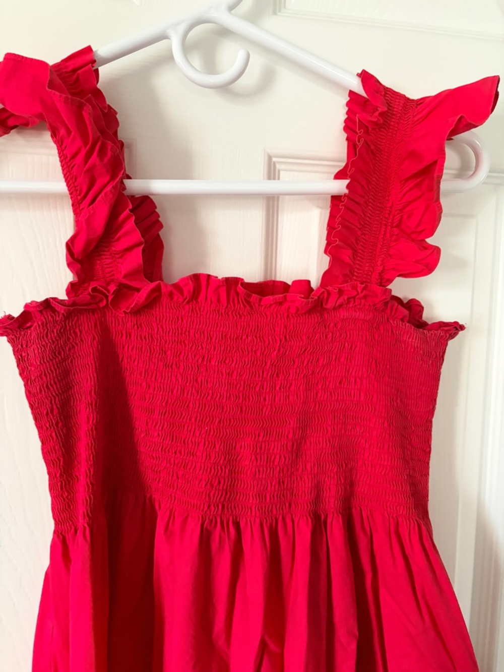 Hill House Red Smocked Dress - Picture 4 of 4